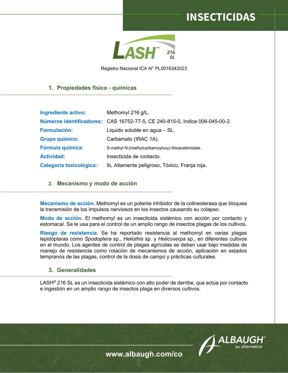 LASH® 216 SL